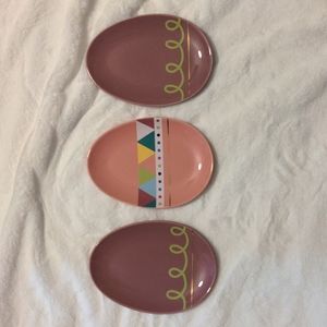 Threshold Easter Egg appetizer plates set of 3